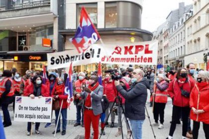 Protest bei H&M. Foto: ZLV