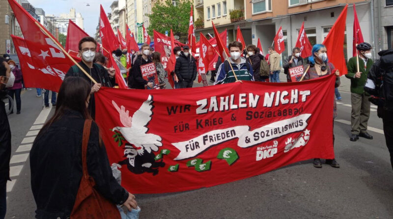 Kämpferische 1.-Mai-Demonstrationen in München