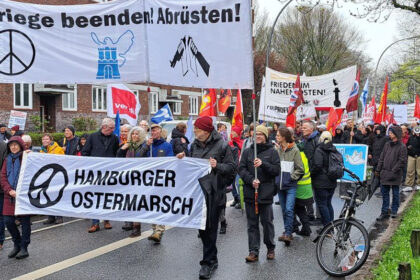 Ostermarsch 2024 in Hamburg. Foto: RedGlobe