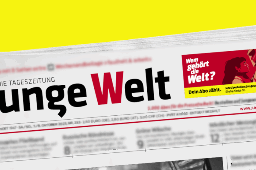 Tageszeitung junge Welt