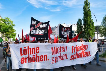 Demonstration am 30. April 2025. Foto: Hände weg vom Wedding