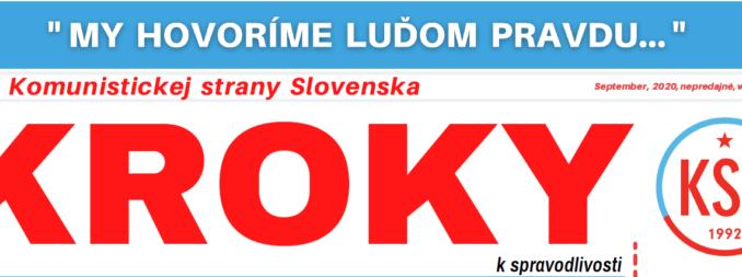 Kroky -Zeitung der Kommunistischen Partei der Slowakei
