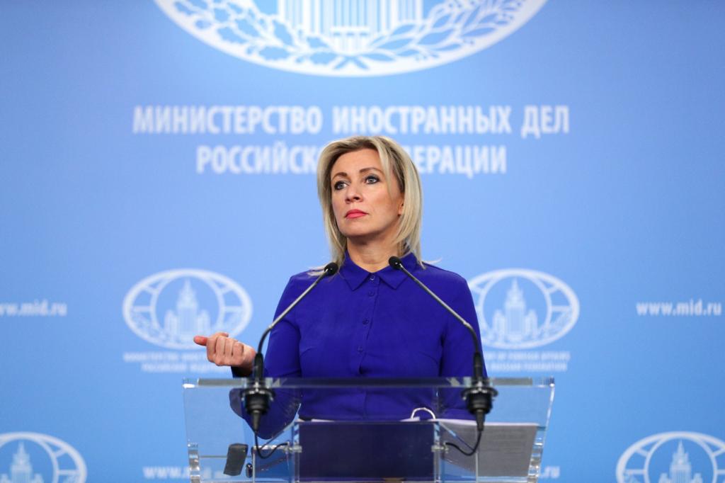 Pressesprecherin des Außenministeriums der Russischen Föderation Maria Zakharova