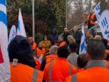EVG Saarland: Protest gegen die Zerschlagung der Bahn