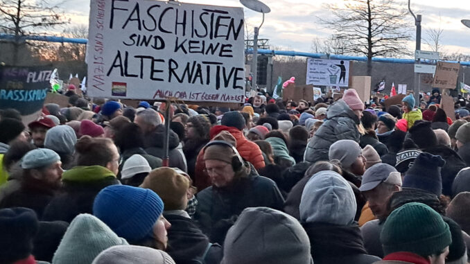 Allein in Berlin sagten 350.000 Menschen Nein zur AfD. Foto: RedGlobe