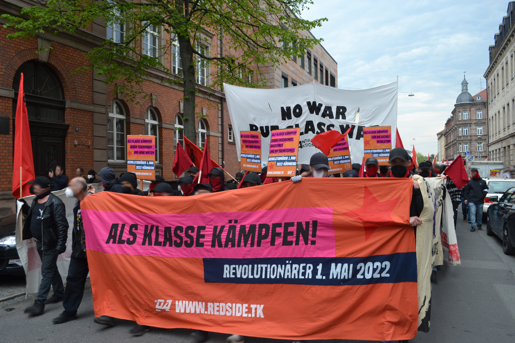 Revolutionäre 1. Mai Demonstration in Nürnberg. Foto: Organisierte Autonomie