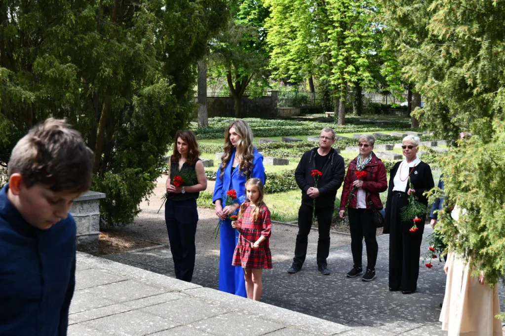 Gedenkzeremonie in in Baruth/Mark am 8. Mai 2022. Foto: Russische Botschaft